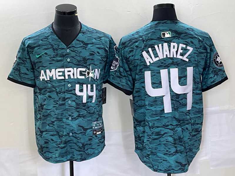 Mens Houston Astros #44 Yordan Alvarez Teal 2023 All Star Cool Base Stitched Baseball Jersey->houston astros->MLB Jersey